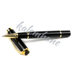 Kişiye Özel Lüks Roller Kalem Siyah Altın