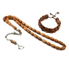 Babalar Gününe Özel Kuka Tesbih ve Bileklik Seti