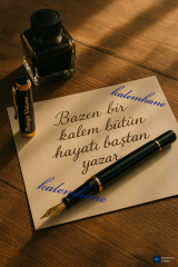 Siyah Altın Yüksek Kalite Dolma Kalem