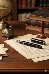 Siyah Altın Yüksek Kalite Dolma Kalem