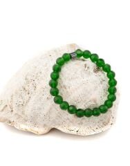 Kristal Kesim Kuvars  Doğal Taş Bileklik ve Kutusu