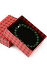 Kristal Kesim Kuvars  Doğal Taş Bileklik ve Kutusu