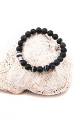 Mat Akik Doğal Taş Bileklik ve Kutusu