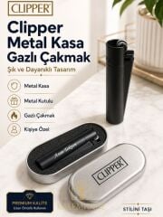 Clıpper Marka Metal Gazlı Çakmak