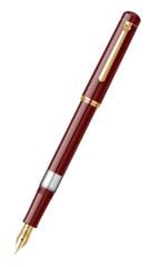 Scrikss Lüks Dolma Kalem 23K Altın Kaplama ve Mürekkep Hediyeli Ömür Boyu Garanti Bordo