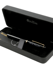 Scrikss Lüks Dolma Kalem 23K altın kaplama  Ömür Boyu Garanti Siyah