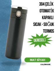 Dijital Göstergeli Otomatik Kapak Termos Kişiye Özel