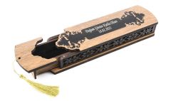 Özel Kızaklı Ahşap Kutuda İstanbul Temalı Roller Kalem