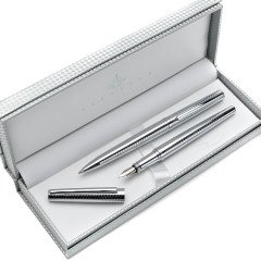 Steelpen Kalem Seti Krom Roller ve Tükenmez