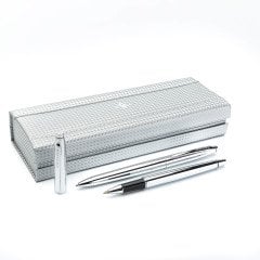 Steelpen Kalem Seti Krom Roller ve Tükenmez