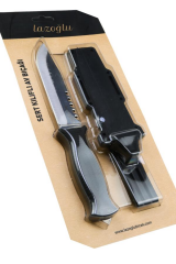 Lazoğlu Kamp Bıçağı Kılıflı - Kişiye Özel