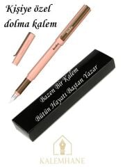 Kişiye Özel Scrikss Dolma Kalem Özel Kutulu (Somon)