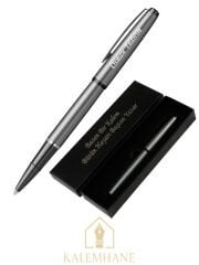 Kalemhane Scrikss Mat GriRoller Kalem Kişiye Özel Kalem ve Kutulu