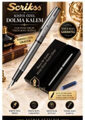 Kalemhane Kişiye Özel Scrikss Dolma Kalem Özel Kutulu Ömür Boyu Garantili Hediye Paketli