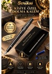 Kalemhane Kişiye Özel Scrikss Dolma Kalem Özel Kutulu Ömür Boyu Garantili Hediye Paketli