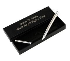 Kalemhane Scrikss Krom Roller Kalem Kişiye Özel Kutulu Ömür Boyu Garanti Hediye Paketli