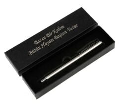 Kalemhane Scrikss Krom Roller Kalem Kişiye Özel Kutulu Ömür Boyu Garanti Hediye Paketli