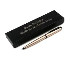 Kalemhane Scrikss Kişiye Özel Tükenmez Kalem Özel Kutulu Ömür Boyu Garantili Hediye Paketli