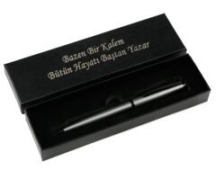 Kalemhane Scrikss Kişiye Özel Tükenmez Kalem Özel Kutulu Ömür Boyu Garantili Hediye Paketli