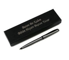 Kalemhane Scrikss Kişiye Özel Tükenmez Kalem Özel Kutulu Ömür Boyu Garantili Hediye Paketli