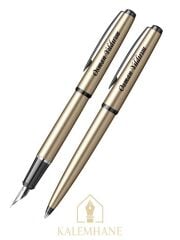 Dolma Tükenmez Lüks Kutulu Kişiye Özel Kalem Seti