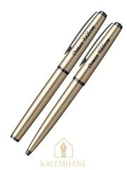 Dolma Tükenmez Lüks Kutulu Kişiye Özel Kalem Seti