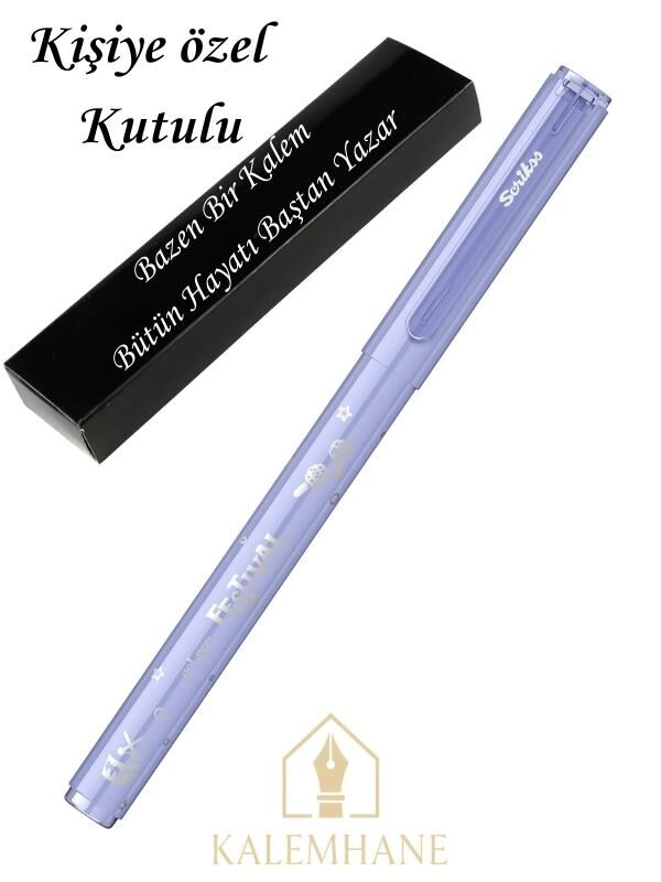 Kalemhane Scrikss '' Lila '' Festival Roller Kalem - Dış Renk İle Yazı Rengi Aynıdır