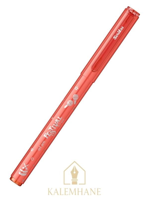 Kalemhane Scrikss '' Kavun'' Festival Roller Kalem - Dış Renk İle Yazı Rengi Aynıdır