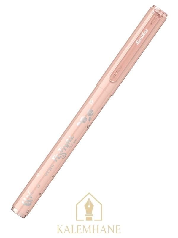 Kalemhane Scrikss '' Somon'' Festival Roller Kalem - Dış Renk İle Yazı Rengi Aynıdır