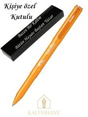 Kalemhane Scrikss '' Turuncu '' Festival Roller Kalem - Dış Renk İle Yazı Rengi Aynıdır