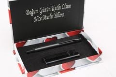 Kişiye Özel Çakmak ve Kalem Seti