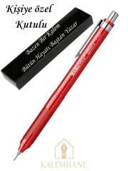 Kalemhane Scrikss Kişiye Özel Orbit 0.7 Versatil ( uçlu ) Kalem Kırmızı