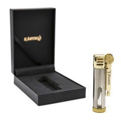 Dünyada Tek, Pamuksuz Benzinli Çakmak GÜMÜŞ