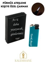 Pürmüz Ateşleme Kişiye Özel Çakmak ve Kutu