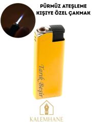 Pürmüz Ateşleme Kişiye Özel Çakmak ve Kutu