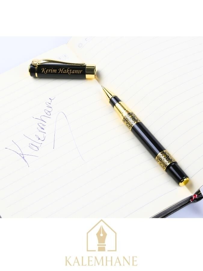 Kişiye Özel Roller Kalem , Kalem Mavi Renk Yazmaktadır