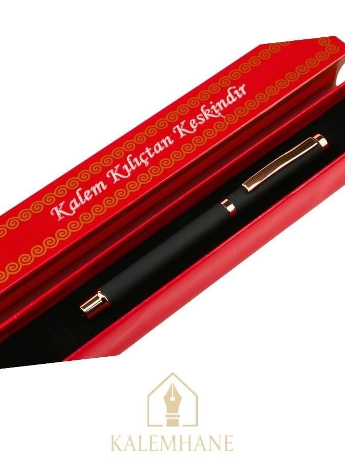 Kişiye Özel Roller Kalem , Kalem Mavi Renk Yazmaktadır Rose Gold