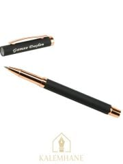 Kişiye Özel Roller Kalem , Rose Gold Ahşap Kutulu