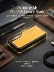Kalemhane 20. 000 Mah. 66w Powerbank