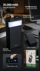 Kalemhane 30. 000 Mah.  Powerbank + Fener