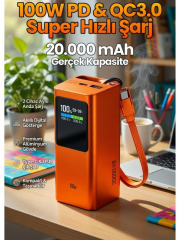 Kalemhane 20. 000 Mah. 100w Powerbank Dijital Ekran