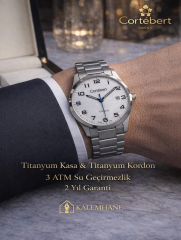 Cortebert Safir Cam Erkek Kol Saati Titanyum