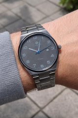 Cortebert Safir Cam Erkek Kol Saati Titanyum