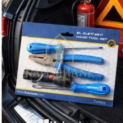 Kalemhane Kaltiteli 4 Parça Trafik Alet Seti  Fıxıo