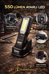 Kalemhane ARM Çok Fonksiyonlu Tamirci Led Fener 550 Lümen