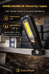 Kalemhane ARM Çok Fonksiyonlu Tamirci Led Fener 550 Lümen