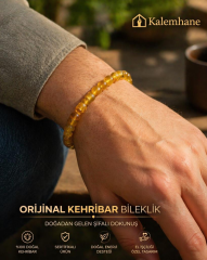 Orjinal Kehribar Bileklik ve Kutusu