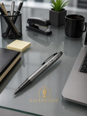 Kalemhane Scrikss Mat Gri Roller Kalem Kişiye Özel Hediye Paketli Ömür Boyu Garantili