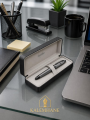 Kalemhane Scrikss Mat Gri Roller Kalem Kişiye Özel Hediye Paketli Ömür Boyu Garantili