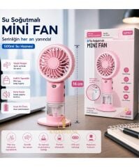 Kalemhane Su Hazneli 3 kademeli  El Fanı pembe